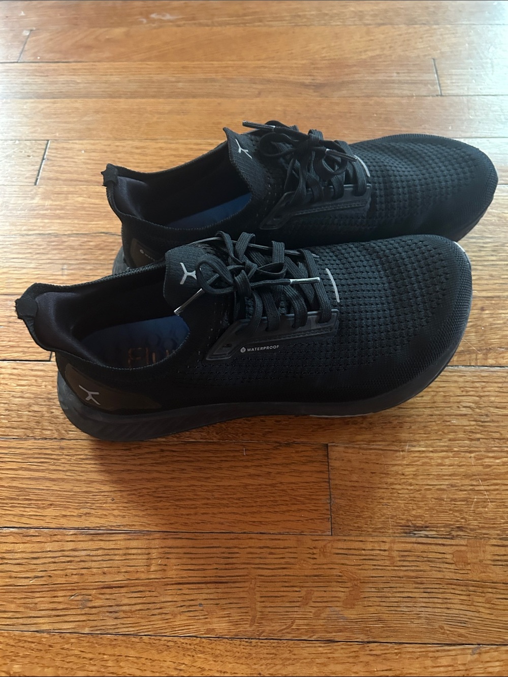 Woman’s or Men’s Black Waterproof Athletic Sneakers